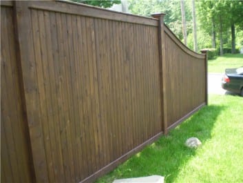 Residential Wood Privacy Fence in Danbury, Connecticut 2