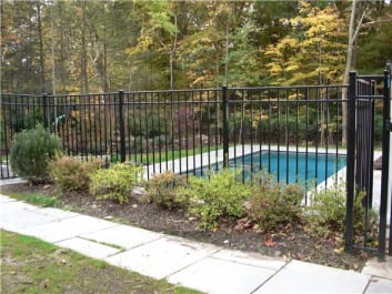 aluminum pool fence stamford