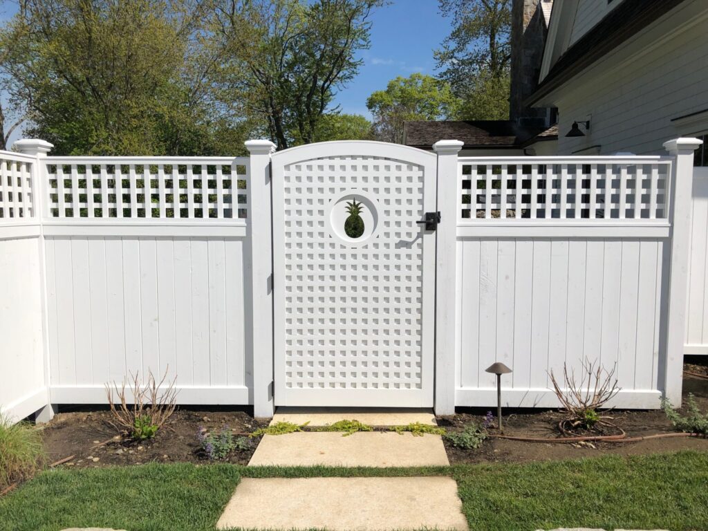Semi Privacy And Lattice Scaled 1, Riverside Fence